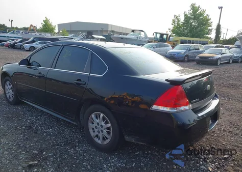 2010 Chevrolet Impala Police from USA, damaged, VIN 2G1WD5EM7A1113059